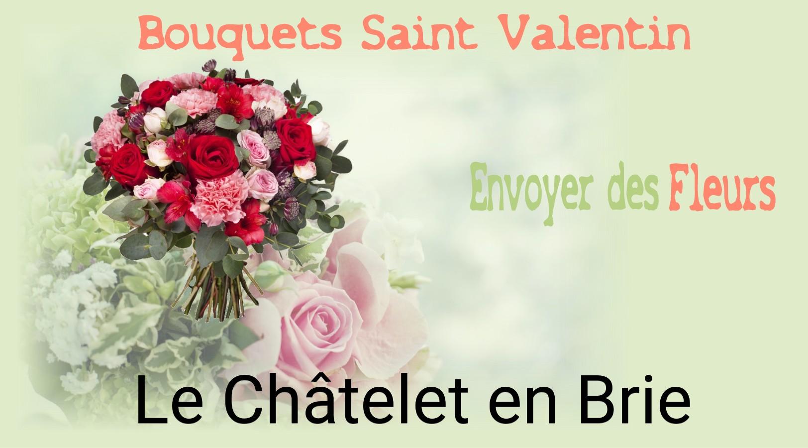 Roses de Saint-Valentin livrées à Le Châtelet-en-Brie